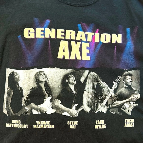 2018 Generation Axe concert tee. Only wore once! Men’s XL - Picture 1 of 4